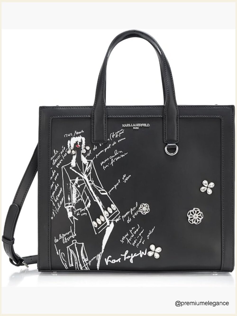 Printed Tote Bag - Large Durable Chic Shopper for Women